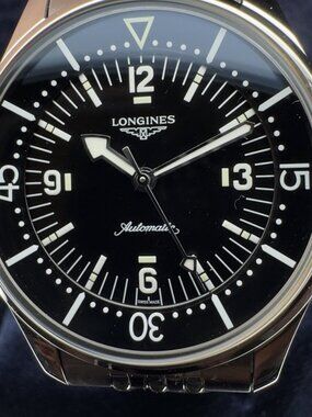 Longines Legend Diver 39mm L3.764.4.50.7 Black Dial Automatic Chronometer 300m